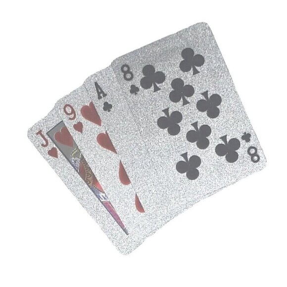 Gold And Silver Tone Canadian One Hundred Dollar Bill Playing Cards 54 Cards - Picture 5 of 5